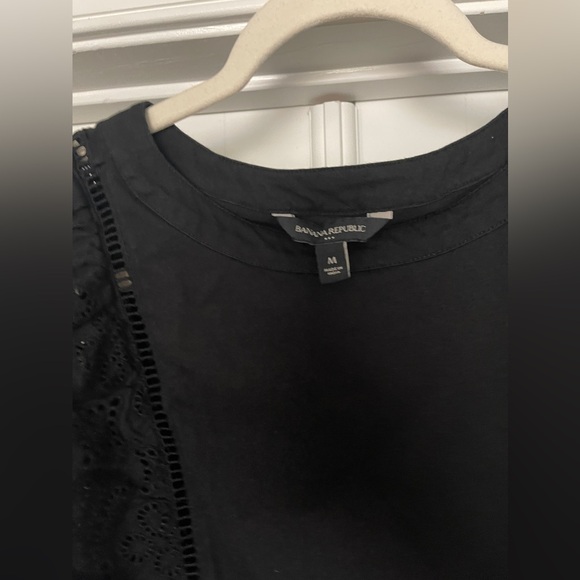 Banana Republic Eyelet Ruffle Tee - Picture 3 of 4